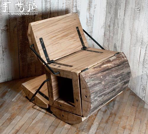 廢木料DIY折疊座椅 -  www.rpnrmr.com