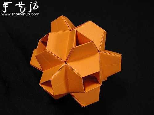 復(fù)雜幾何立體折紙作品欣賞 -  www.rpnrmr.com