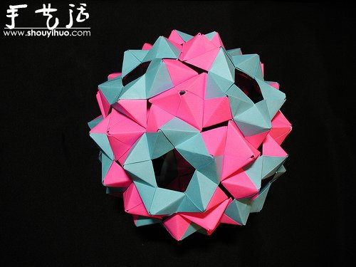 復(fù)雜幾何立體折紙作品欣賞 -  www.rpnrmr.com