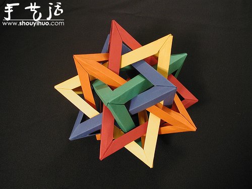 復(fù)雜幾何立體折紙作品欣賞 -  www.rpnrmr.com