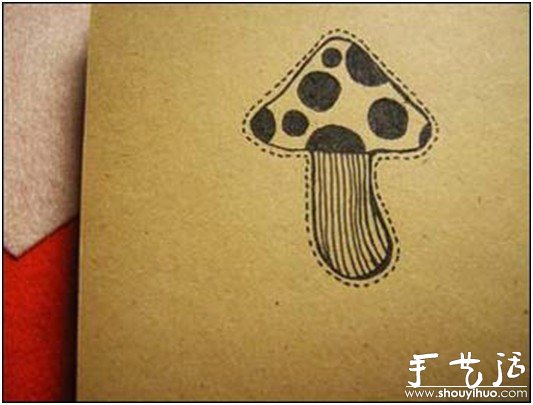 童趣紅蘑菇小掛件手工制作 -  www.rpnrmr.com