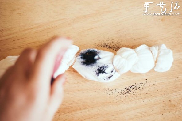 DIY個(gè)性扎染連褲襪的教程 -  www.rpnrmr.com