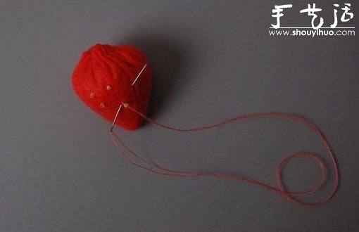 手工布藝DIY制作草莓 -  www.rpnrmr.com