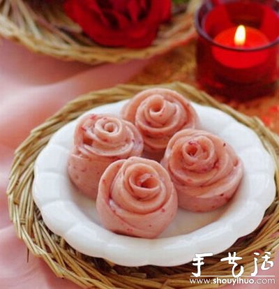 浪漫點(diǎn)心玫瑰花卷DIY方法 -  www.rpnrmr.com