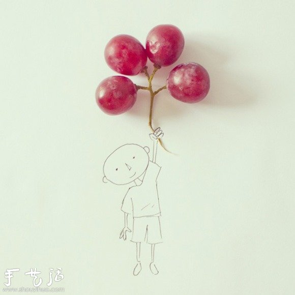 創(chuàng)意素描 DIY實(shí)物與插畫的互動趣味 -  www.rpnrmr.com