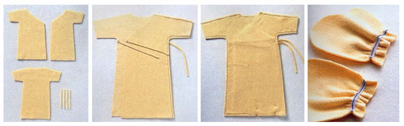 抓絨面料DIY寶寶內(nèi)衣和手套 -  www.rpnrmr.com