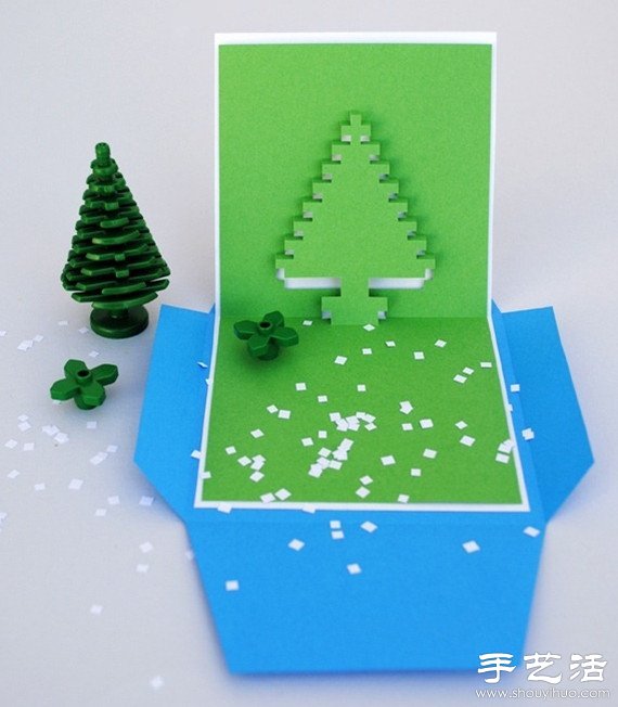 3D圣誕賀卡手工制作教程 -  www.rpnrmr.com