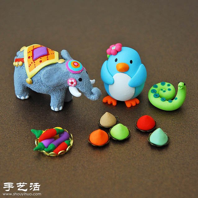 粘土+手工 DIY制作可愛卡通玩偶 -  www.rpnrmr.com