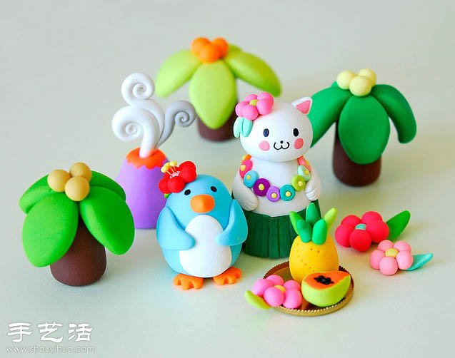粘土+手工 DIY制作可愛卡通玩偶 -  www.rpnrmr.com