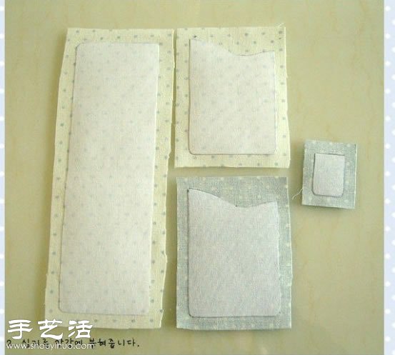 不織布+針線 手工制作韓國(guó)風(fēng)小清新卡包 -  www.rpnrmr.com