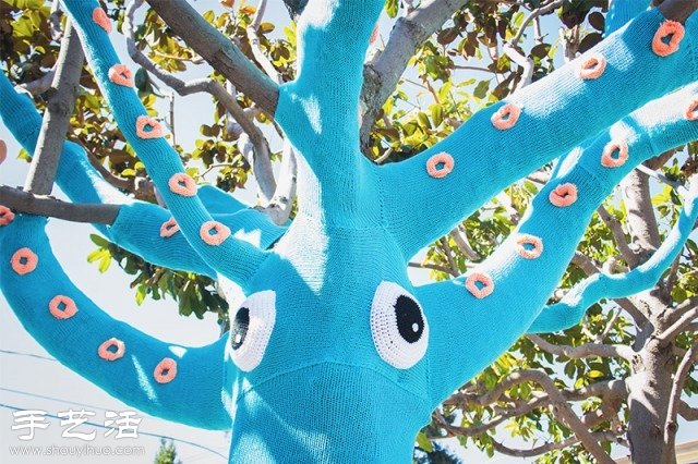 給大樹DIY章魚毛衣 讓城市變得親切美好 -  www.rpnrmr.com
