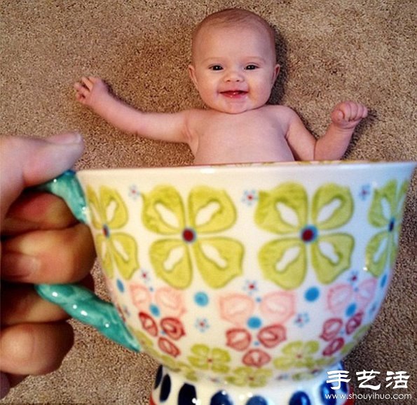 “杯中的小精靈”兒童創(chuàng)意攝影 -  www.rpnrmr.com