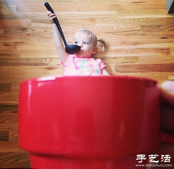 “杯中的小精靈”兒童創(chuàng)意攝影 -  www.rpnrmr.com