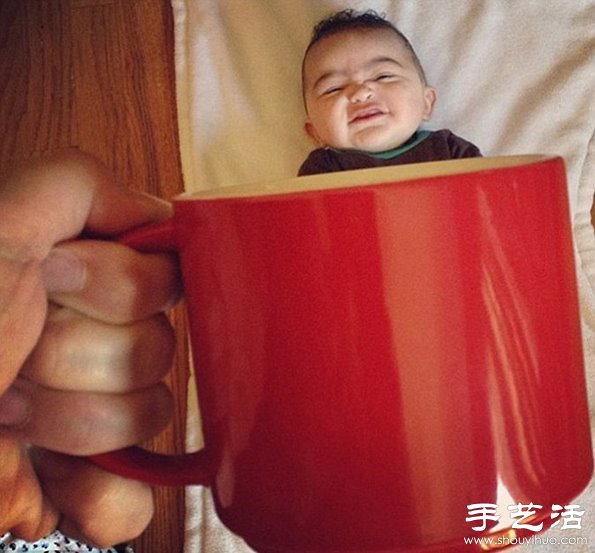 “杯中的小精靈”兒童創(chuàng)意攝影 -  www.rpnrmr.com