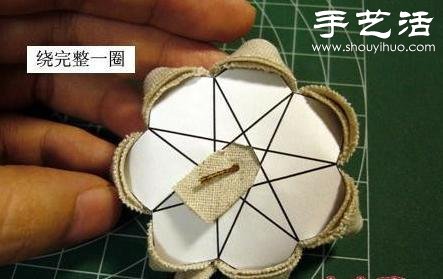 布條+卡紙 手工制作森系布藝花朵 -  www.rpnrmr.com