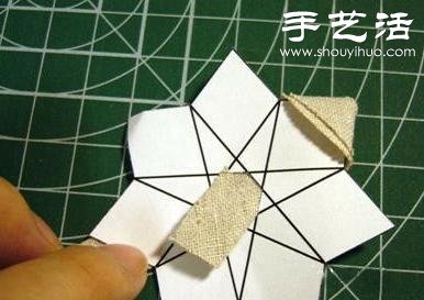 布條+卡紙 手工制作森系布藝花朵 -  www.rpnrmr.com