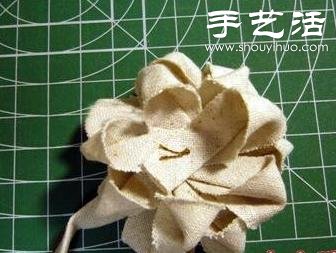 布條+卡紙 手工制作森系布藝花朵 -  www.rpnrmr.com