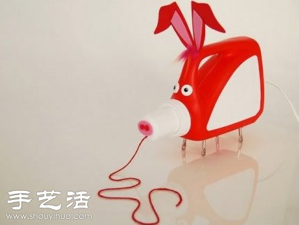 洗衣液塑料瓶廢物利用DIY搞笑豬臺燈 -  www.rpnrmr.com