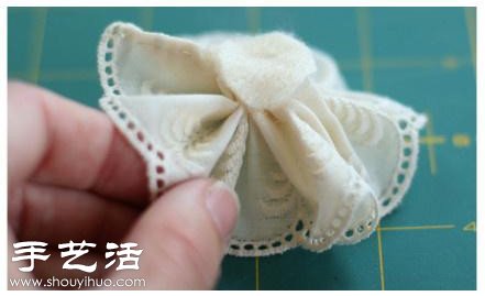 蕾絲手工制作漂亮頭花教程 -  www.rpnrmr.com