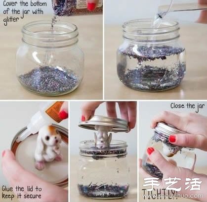 玻璃罐變廢為寶DIY漂亮家居擺件 -  www.rpnrmr.com