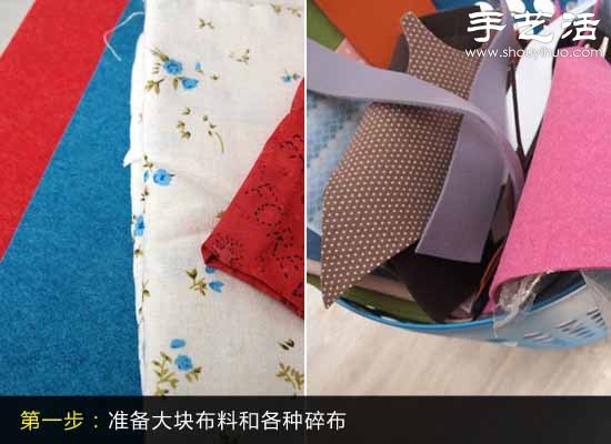萌系拼布挎包手工制作 自制可愛拼布包教程 -  www.rpnrmr.com