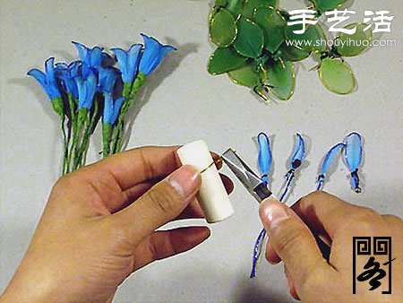 絲襪花矢車草的制作方法 -  www.rpnrmr.com