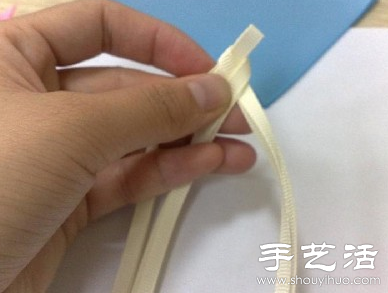 綢帶+熱熔膠 手工制作可愛家居拖鞋 -  www.rpnrmr.com