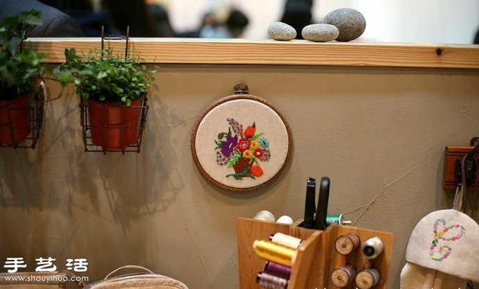 韓國風甜美手工布藝包包刺繡作品 -  www.rpnrmr.com