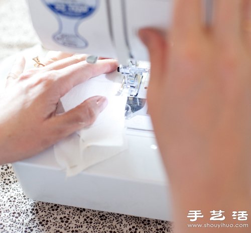 可用作單肩包的手工布藝竹籃里襯收納兜 -  www.rpnrmr.com