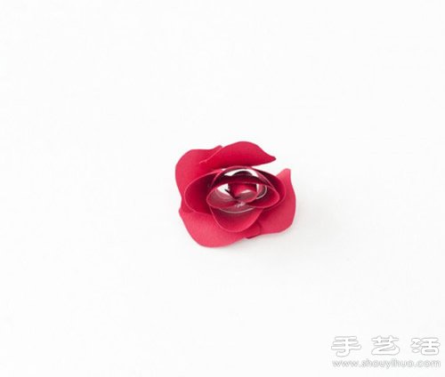 浪漫的手工剪紙玫瑰花燭臺制作方法 -  www.rpnrmr.com