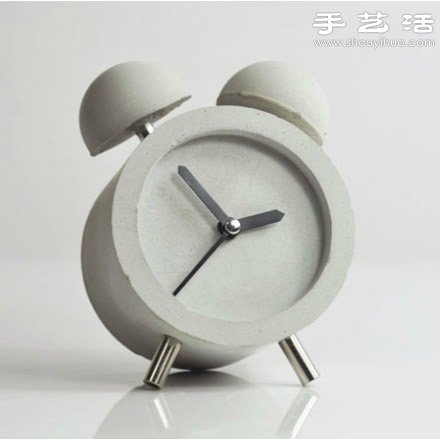 DIY充滿現代工業(yè)氣息的混凝土鬧鐘 -  www.rpnrmr.com