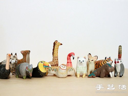 憨態(tài)十足的軟陶小動物 -  www.rpnrmr.com