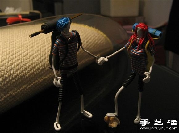 手工達(dá)人DIY電線小人的幸福生活 -  www.rpnrmr.com