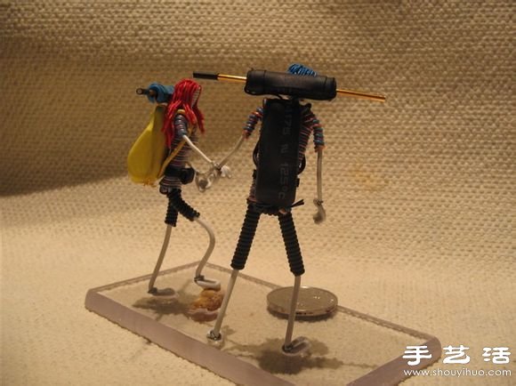 手工達(dá)人DIY電線小人的幸福生活 -  www.rpnrmr.com