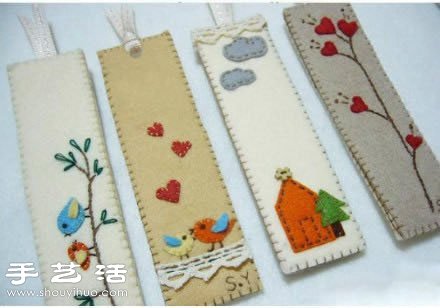 不織布書(shū)簽手工制作圖解教程 -  www.rpnrmr.com