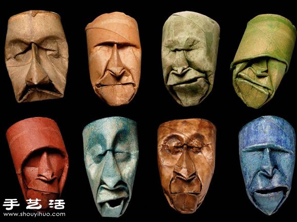 衛(wèi)生紙卷筒變廢為寶DIY人物臉譜 -  www.rpnrmr.com