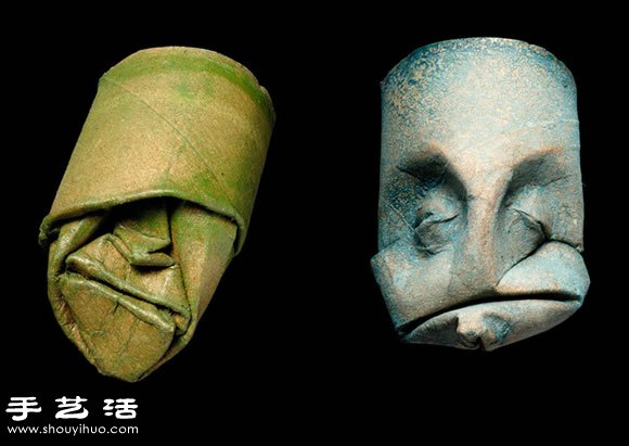 衛(wèi)生紙卷筒變廢為寶DIY人物臉譜 -  www.rpnrmr.com