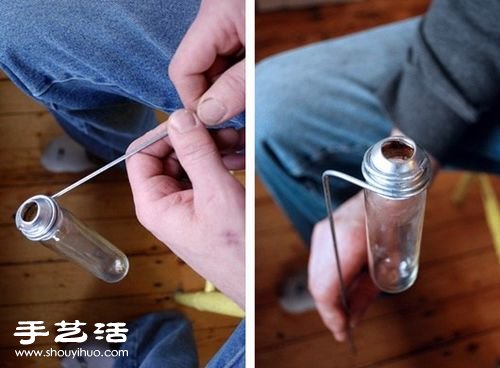 燈泡+鐵絲 廢物利用制作藝術(shù)范兒花瓶 -  www.rpnrmr.com