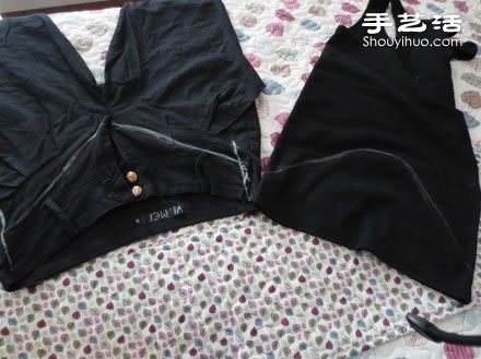 自制孕婦褲 孕婦褲長褲手工制作圖解教程 -  www.rpnrmr.com