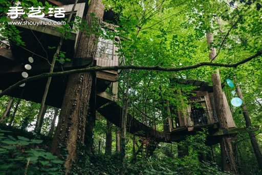 童年幻想的夢(mèng)幻樹(shù)屋 森林中的秘密基地！ -  www.rpnrmr.com