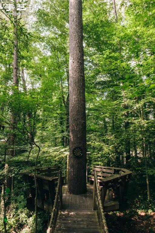 童年幻想的夢(mèng)幻樹(shù)屋 森林中的秘密基地！ -  www.rpnrmr.com