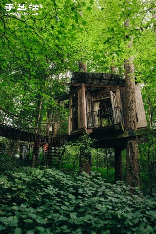 童年幻想的夢(mèng)幻樹(shù)屋 森林中的秘密基地！ -  www.rpnrmr.com