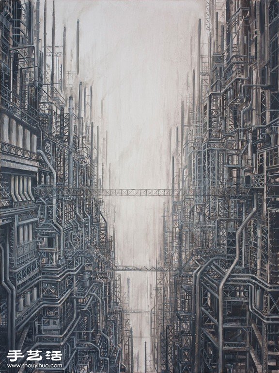 舊金山藝術(shù)家MICHAEL KERBOW超現(xiàn)實畫作 -  www.rpnrmr.com