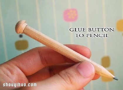 自制治愈系小蘑菇鉛筆創(chuàng)意手工制作圖解教程 -  www.rpnrmr.com