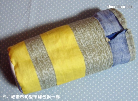 不織布保溫杯收納袋手工制作圖解教程 -  www.rpnrmr.com