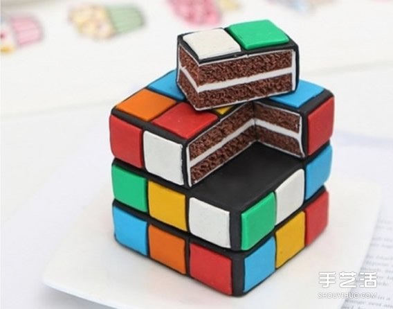 可愛超輕粘土魔方DIY手工制作圖解教程 -  www.rpnrmr.com