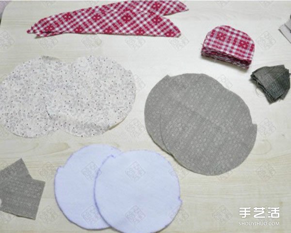 手工布藝玫瑰花零錢包DIY制作教程帶圖紙 -  www.rpnrmr.com