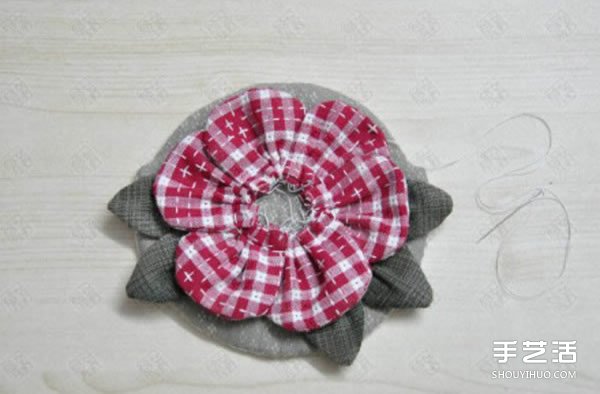 手工布藝玫瑰花零錢包DIY制作教程帶圖紙 -  www.rpnrmr.com