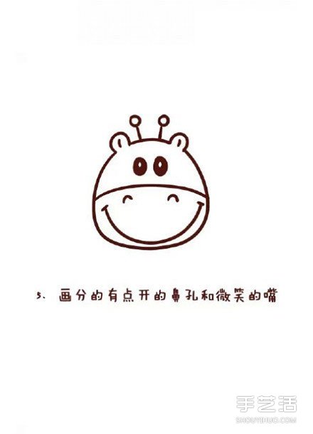 長頸鹿簡筆畫步驟教程 長頸鹿簡筆卡通畫的畫法 -  www.rpnrmr.com