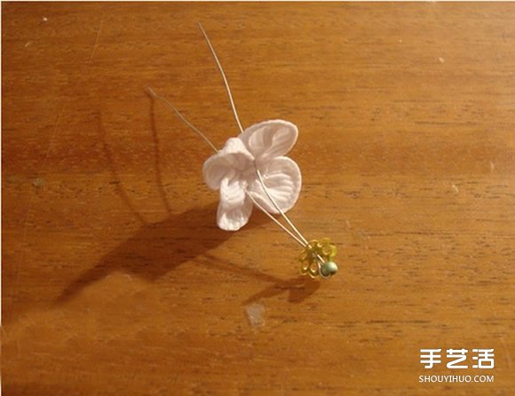 手工布藝梅花發(fā)飾DIY 不織布梅花發(fā)卡制作 -  www.rpnrmr.com
